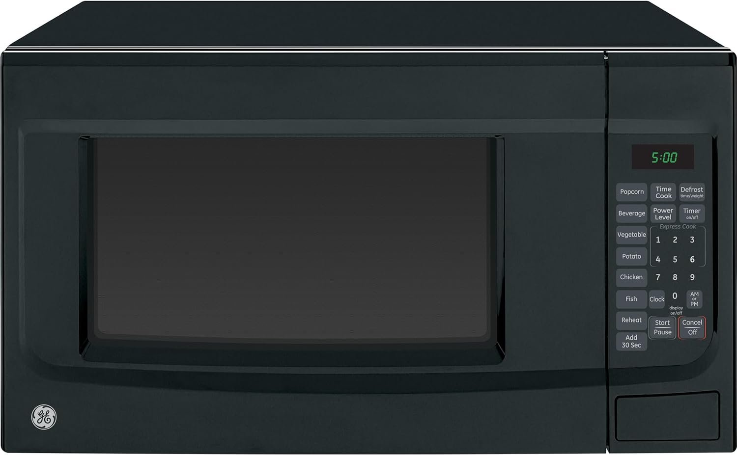 GE APPLIANCES JES1460DSBB Countertop Microwave, 1.4 cu. ft, black