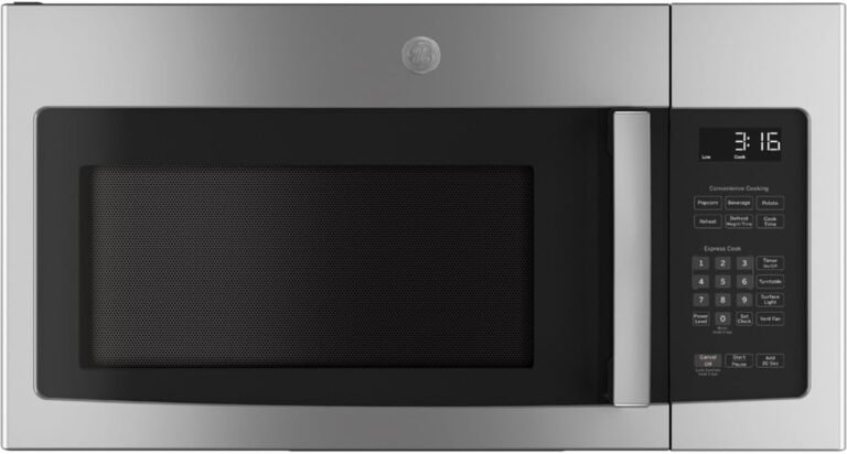 GE JVM3162RJSS 30″ Over the Range Microwave Stainless Steel Review