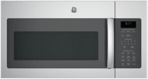 GE JVM6172SKSS 1.7 Cu. Ft Over The Range Microwave: Stylish & Efficient Kitchen Companion