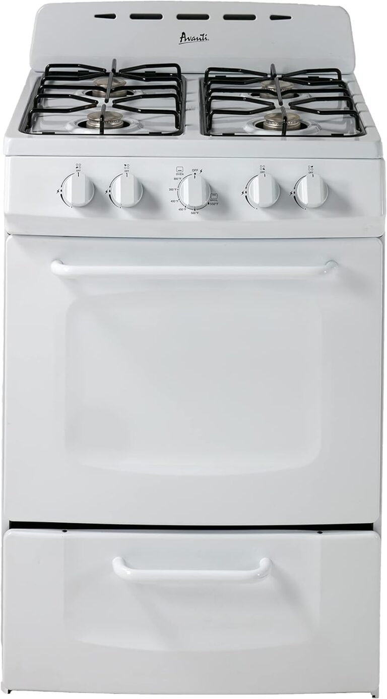 Avanti GRO24P0W 24″ Gas Range Oven Review – Efficient Cooking Companion