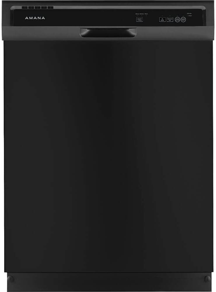 Amana ADB1400AG 24 Inch Wide 12 Place Setting Energy Star Rated Built-In Dishwas, Black