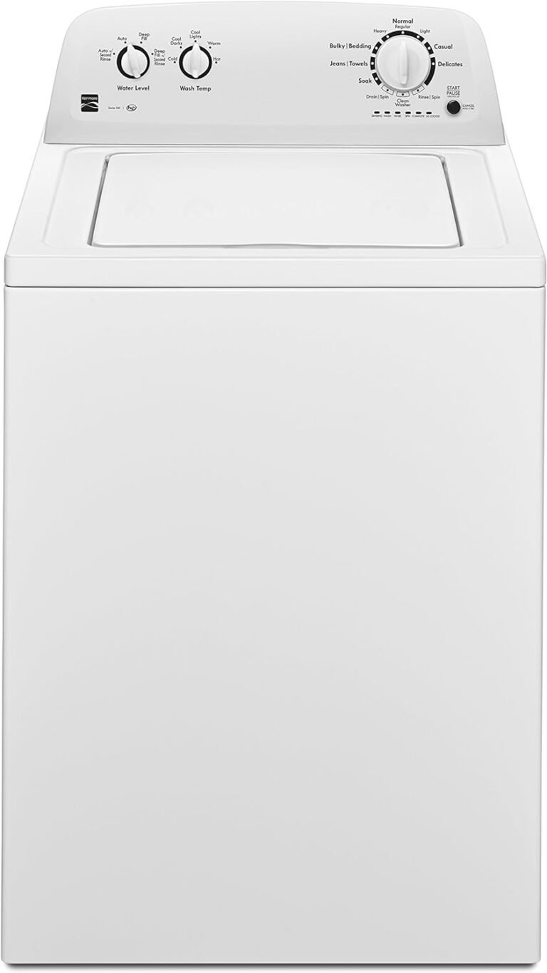 Kenmore Top-Load Washer with Dual Action Agitator – Efficient Cleaning & Large Capacity