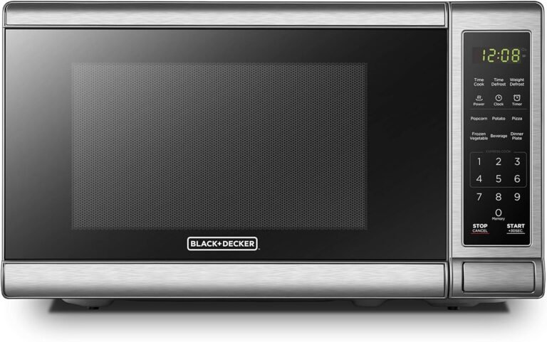 BLACK+DECKER EM720CB7 Digital Microwave Oven Review – Efficient & Compact