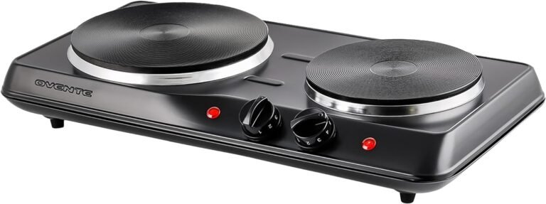 OVENTE Electric Countertop Double Burner Review – Efficient, Safe, and Portable Cooking