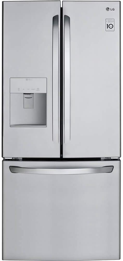 LG LFDS22520S 30 Inch French Door Refrigerator with 21.8 cu. ft. Capacity