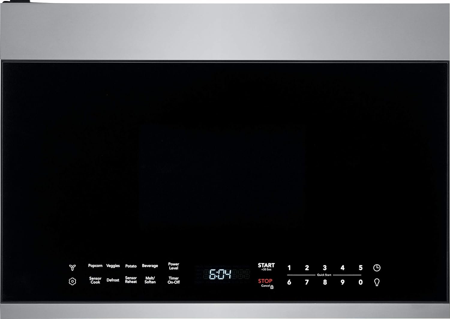 Frigidaire 1.4 Cu. Ft. Compact Over-the-Range Microwave in Stainless Steel with Automatic Sensor Cooking