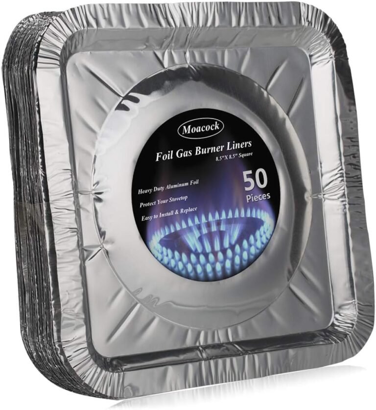 Comprehensive Review: 50 Pack Aluminum Foil Square Stove Burner Covers