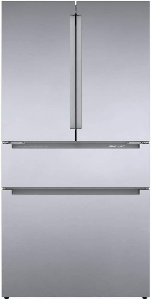 Bosch B36CL80ENS 36" 800 Series French Door Refrigerator with 20.5 cu. ft. Capacity, FarmFresh System, VitaFreshPro, LED Lighting and MultiAirFlow in Stainless Steel