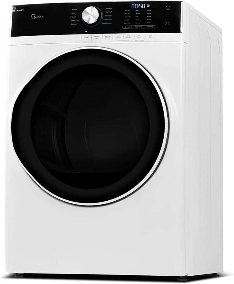 Midea MLG45N1AWW Gas Dryer: Efficient Drying Companion