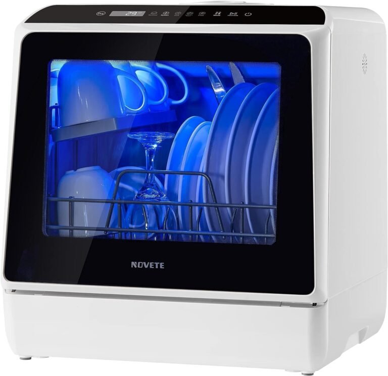Ultimate Convenience: NOVETE Portable Countertop Dishwasher Review