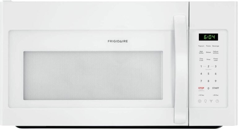 Frigidaire FFMV1846VW 30″ White Over the Range Microwave – Efficient & Stylish