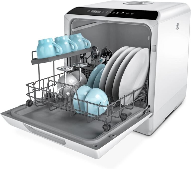 Hermitlux Countertop Dishwasher – Efficient and Portable Dishwashing Solution