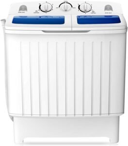 COSTWAY Portable Washing Machine Review: Twin Tub Design, Compact & Efficient