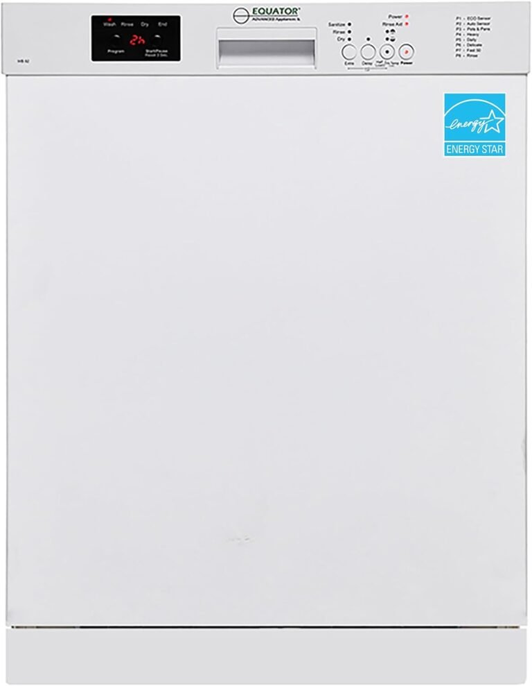 Equator 24-inch Dishwasher 14 Place Setting – Efficient & Convenient Cleaning