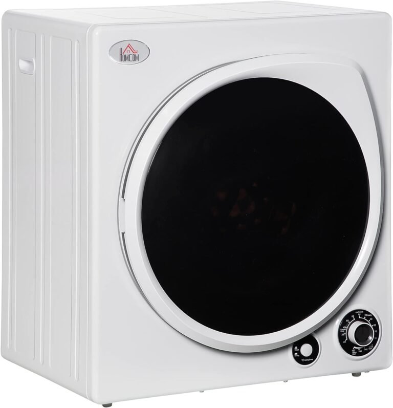 HOMCOM Automatic Dryer Machine: Efficient & Compact Laundry Solution