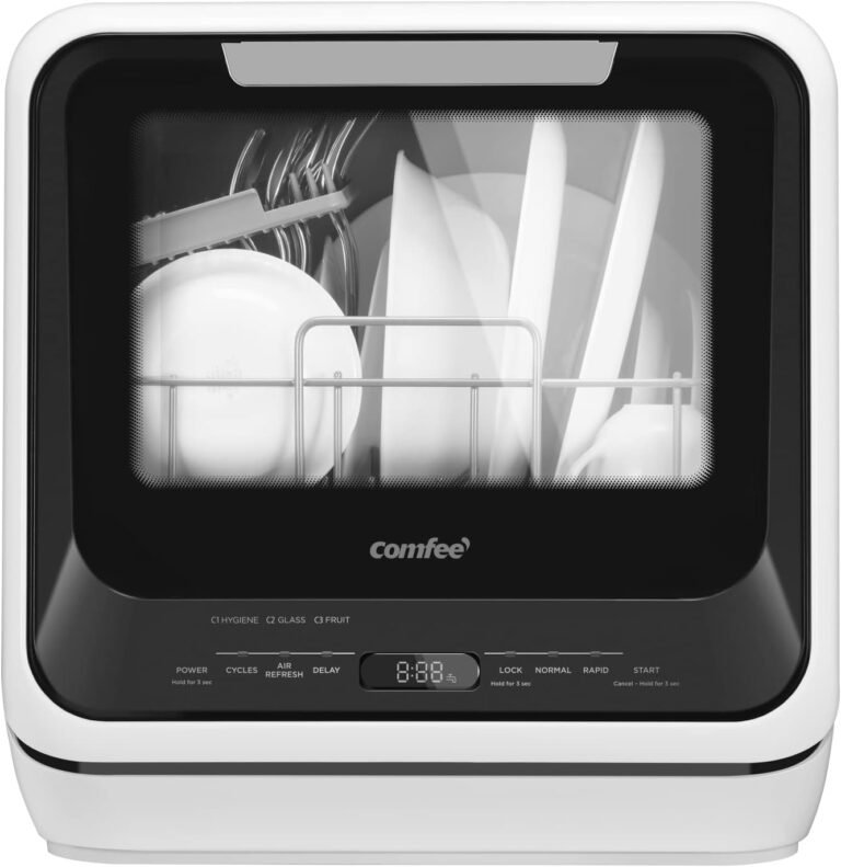 COMFEE’ Portable Mini Dishwasher: Efficient & Hygienic Cleaning