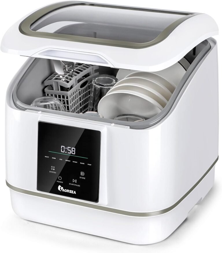 IAGREEA Portable Countertop Dishwasher Review – Efficient & Compact Cleaning