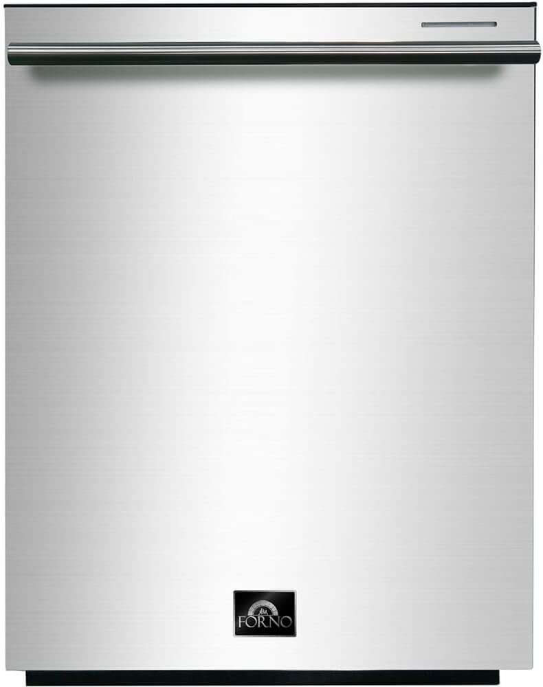 Forno 24" Inch. Built-In Dishwasher with 6 Wash Cycles and 14 Place Settings - Digital Touch Controls Stainless Steel Interior, Smart Function Time Delay and Adjustable Racks