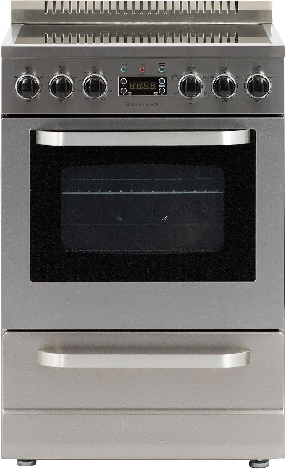West Bend Electric Range Oven, 24-Inch, Metallic
