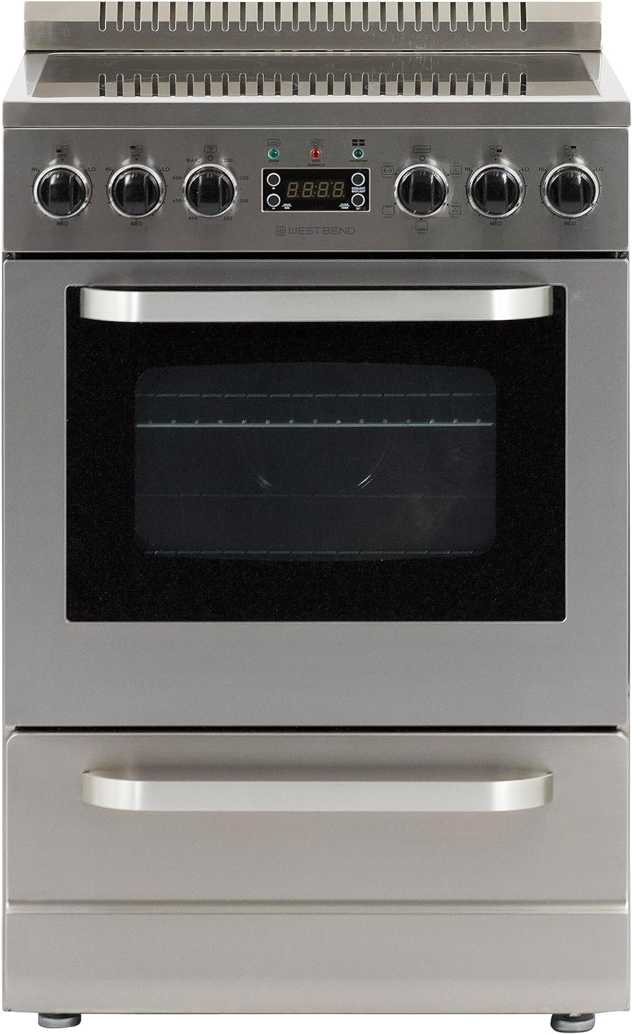 West Bend Electric Range Oven, 24-Inch, Metallic