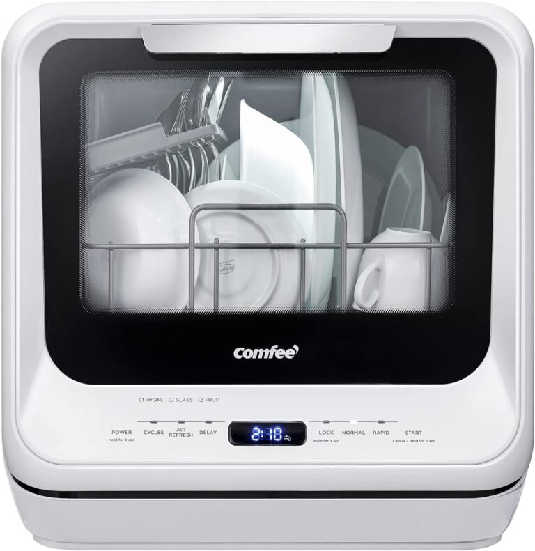 COMFEE’ Portable Dishwasher Countertop Review – Convenient & Compact Cleaning