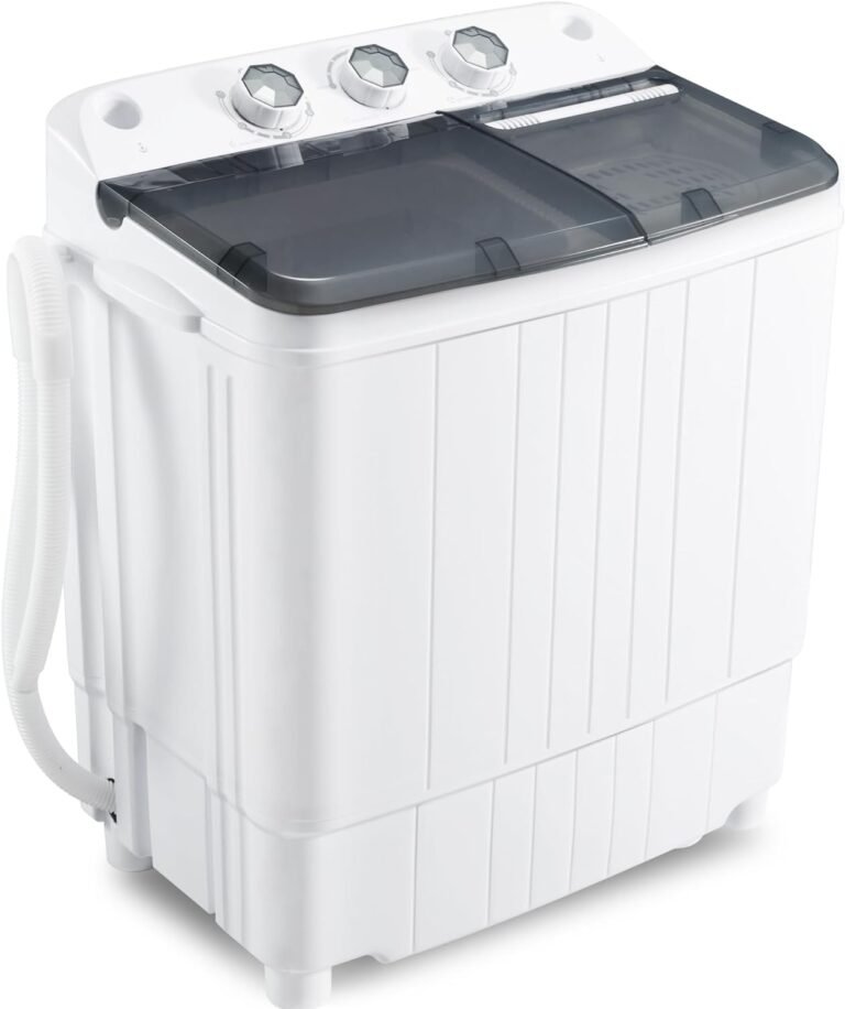 Homguava Portable Washing Machine 17.6Lbs Capacity Review – Efficient & Portable Laundry Solution