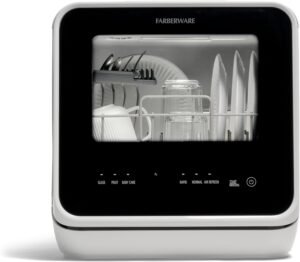 Farberware Portable Countertop Dishwasher – Efficient & Compact Cleaning