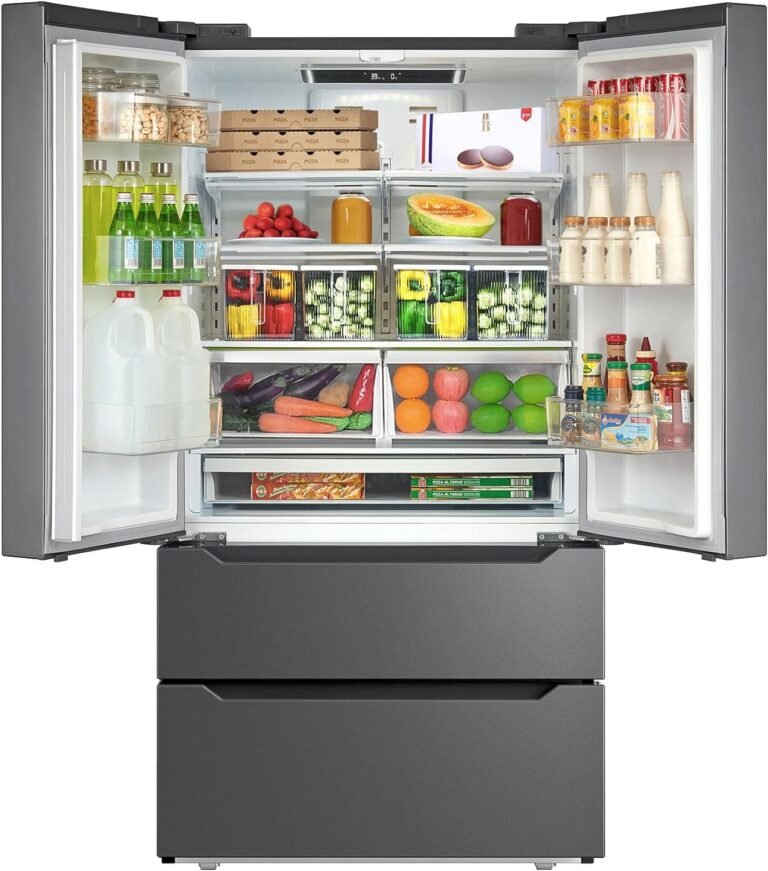 SMETA French Door Kitchen Refrigerator – Stylish and Functional Addition to Your Kitchen