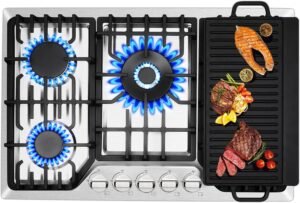 Effortless Cooking Delight: 30 Inch Built-In Gas Cooktop Review