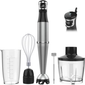 Turelar 1100W Handheld Immersion Blender – Efficient & Versatile Kitchen Assistant