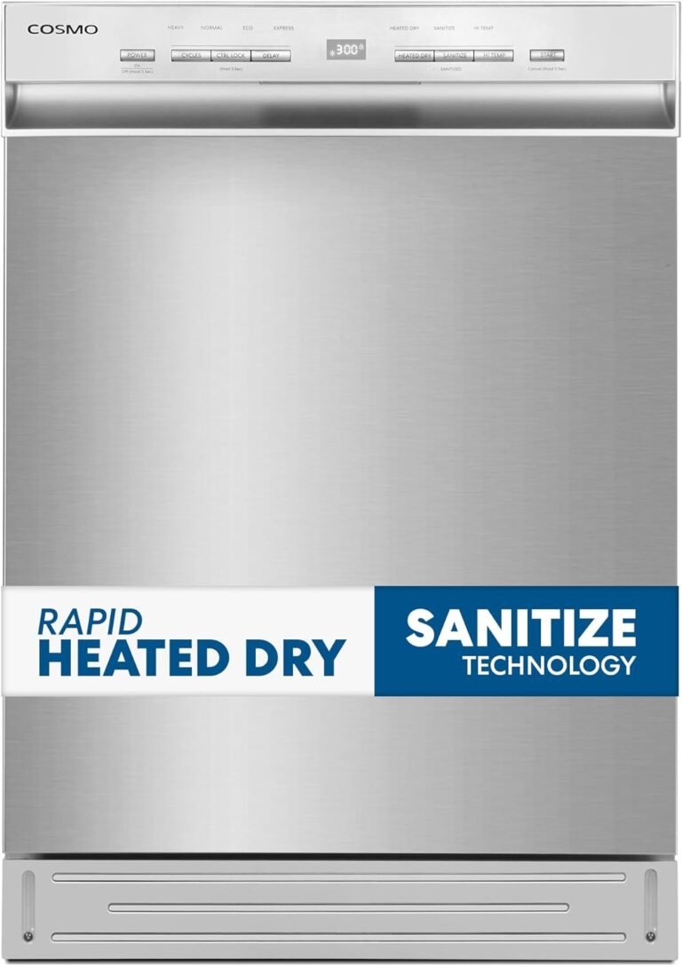 COSMO COS-DWD24FBR Dishwasher Review – Quiet Operation & Efficient Cleaning