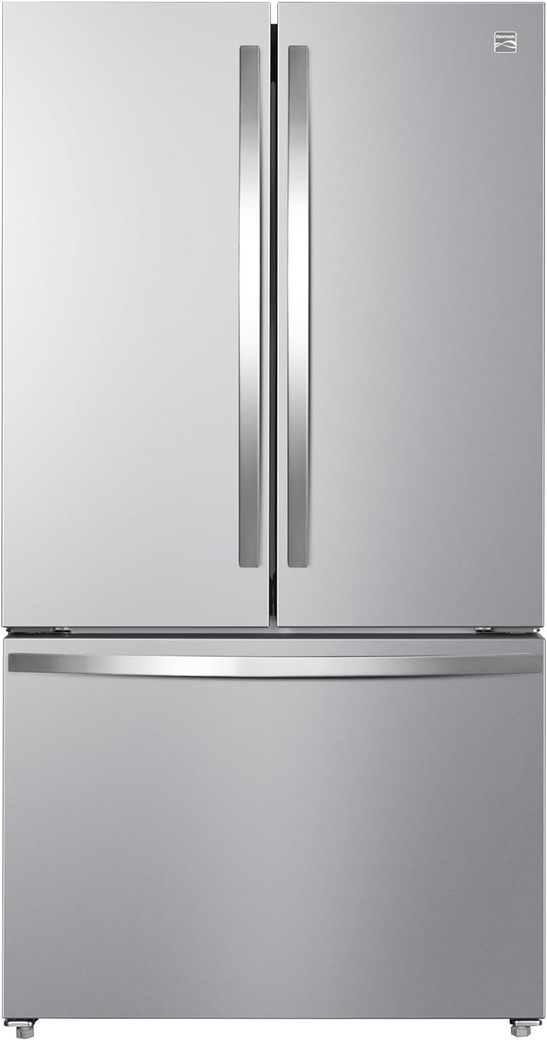 Kenmore 46-75515 Counter-Depth French Door Refrigerator/Freezer with Fingerprint-Resistant Stainless Steel, Ice Maker, Quiet and Energy Efficient Inverter Compressor, 36 Inch
