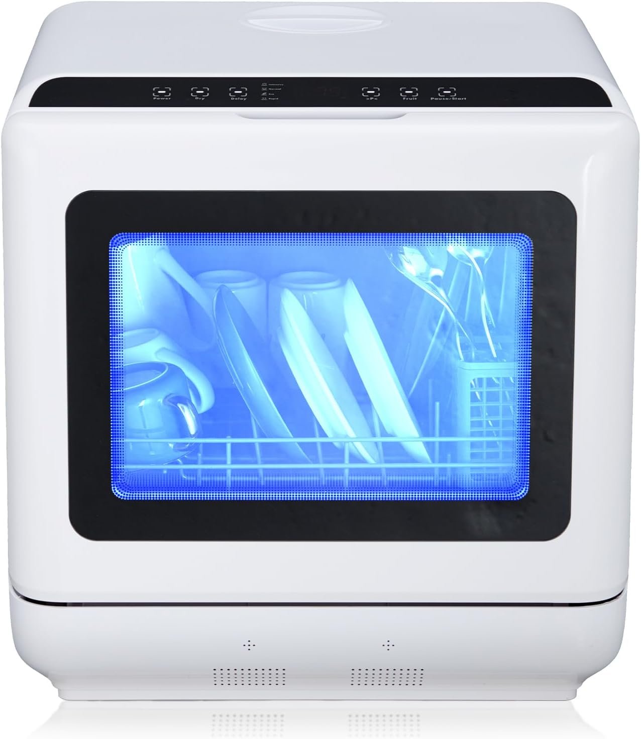 Portable Dishwasher,Countertop Dishwasher with 5L Water Tank,5 Programs, Dual Sprays,149℉ High Temp & Air Dry, Mini Dishwasher for RVs & Apartments