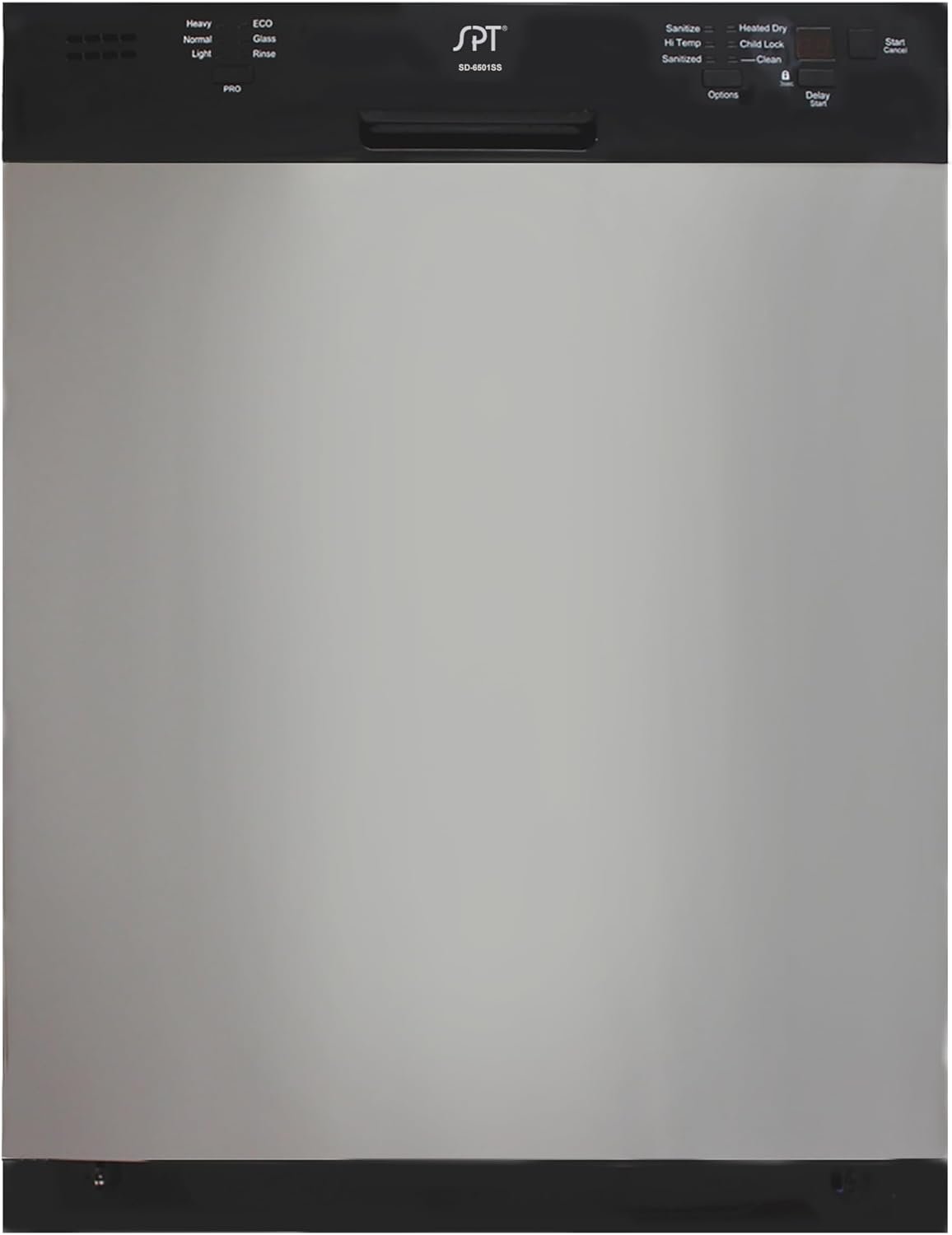 SD-6501SS: Energy Star 24″ Built-In Stainless Steel Tall Tub Dishwasher w/Heated Drying – Stainless