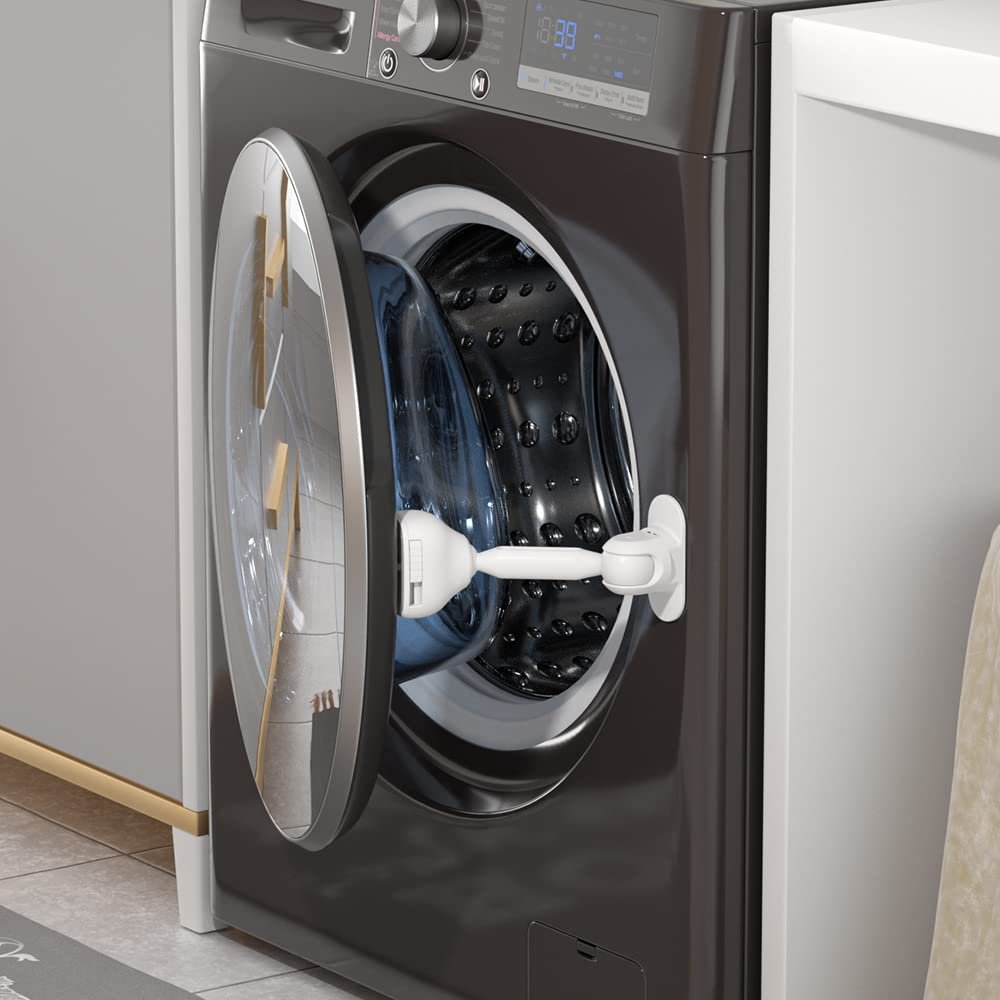 EUDEMON 1 Pack Baby Safety Washer/Dryer Door Stopper,Front Load Washer Door Prop for Kids, Child Washing Machine Door Holder, Safety Door Lock for Washer & Dryer