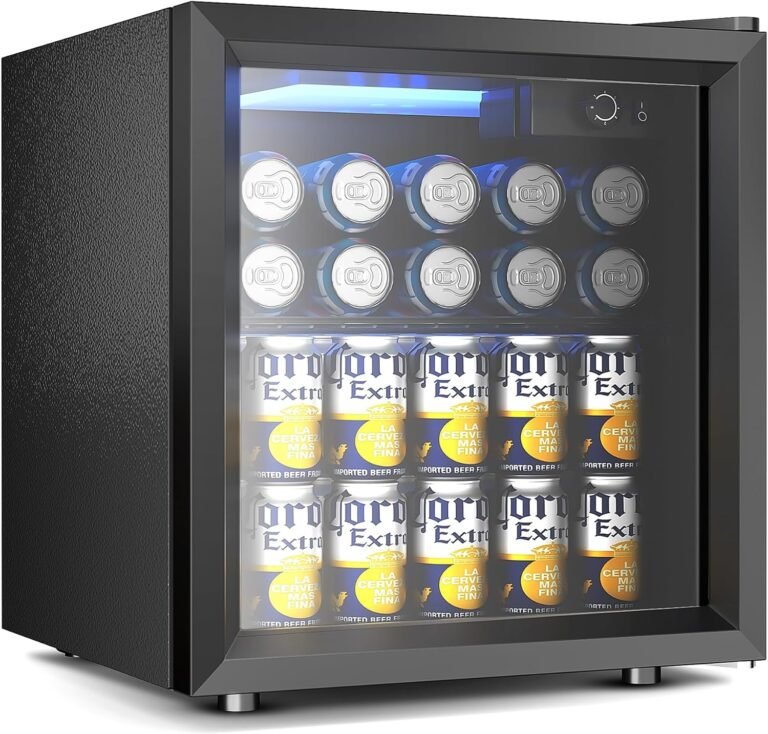 EUHOMY 55 Can Beverage Fridge Review – Cool & Compact