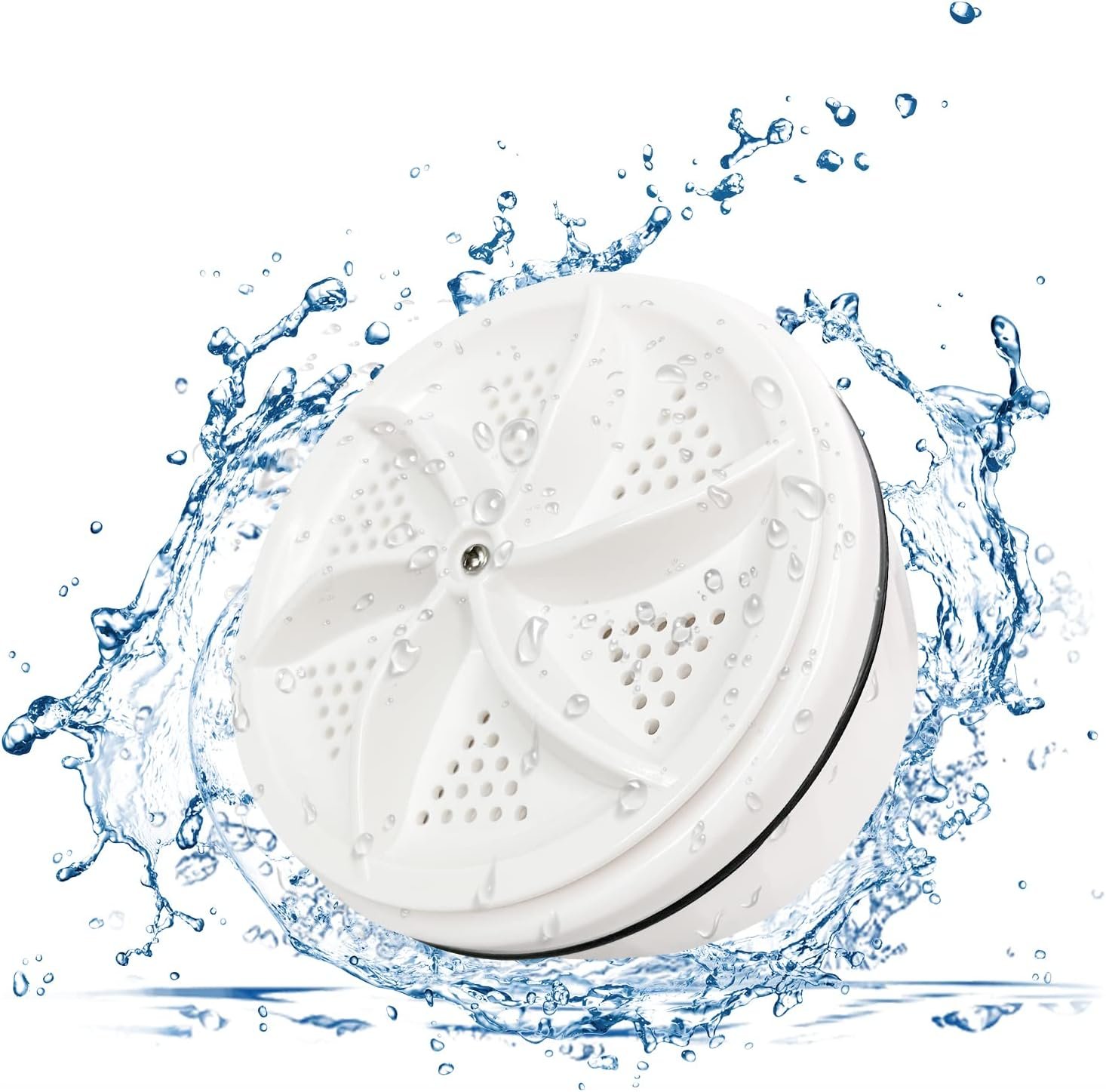 Portable Washing Machine, Portable Washing Machine for Sink, Mini Washing Machine, Turbine Washing Machine with USB, Suitable for Home, Business, Travel, College Room, RV, Apartment (White)