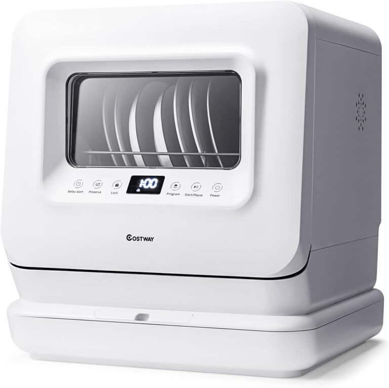 COSTWAY Portable Countertop Dishwasher Review