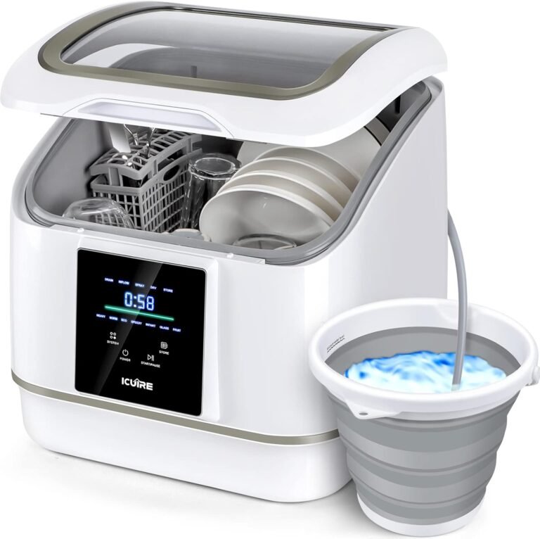 ICUIRE Portable Dishwasher Review: Compact Convenience