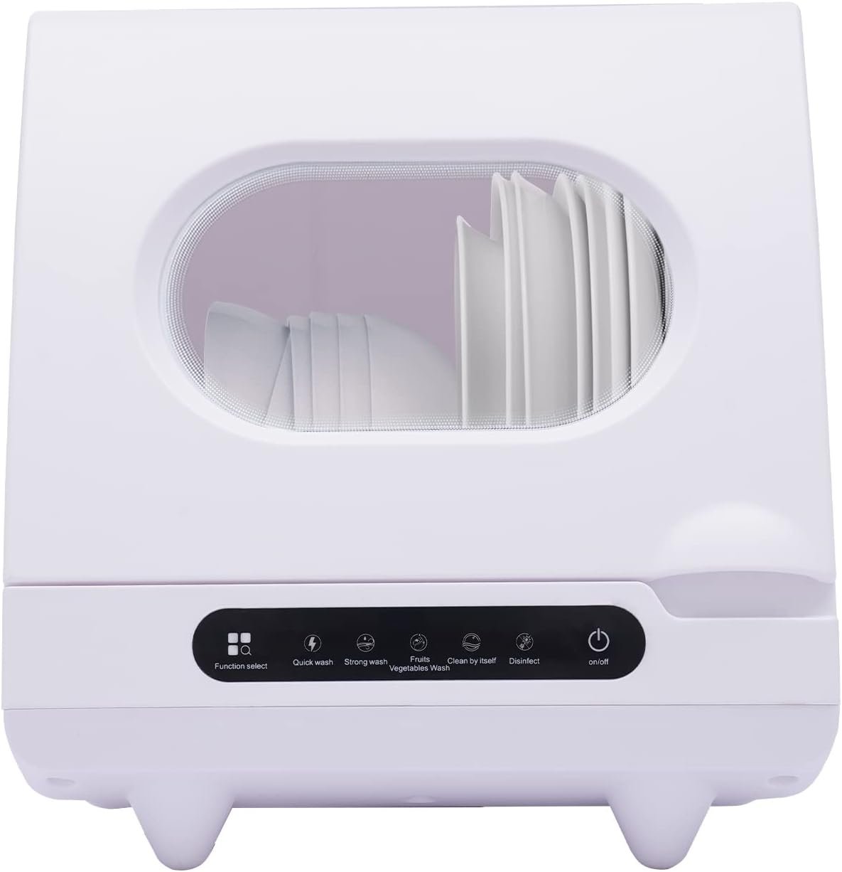 Portable Countertop Dishwashers, 800W Countertop Dishwasher Mini Dishwasher, Compact Dishwashers, for Apartments/Camping/Dorms/RV