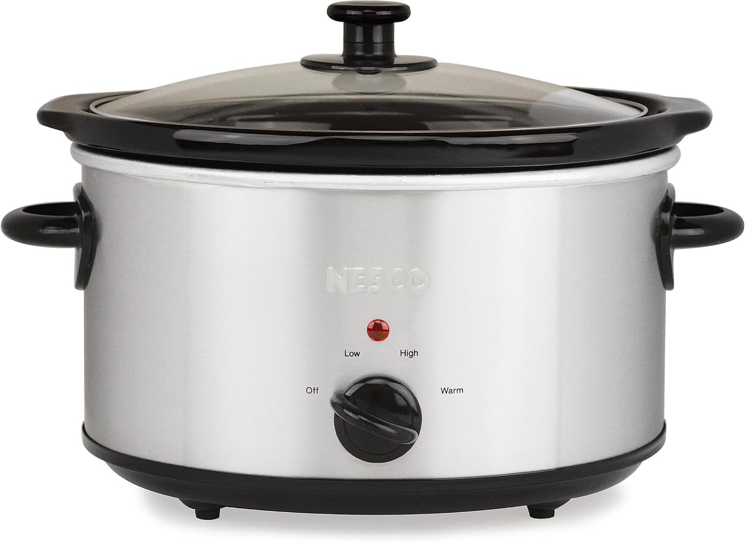 NESCO SC-4-25, Slow Cooker, 4 Quart, Silver