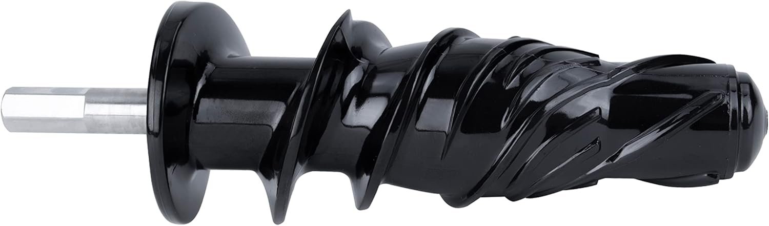 Omega Juicer Replacement Parts - Auger For Model J8006HDS, J8006HDC, J8008C, 8007, 8008, MM900HDS, Black