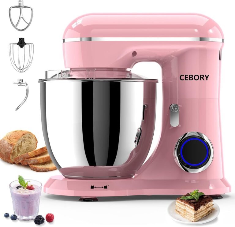 CEBORY Stand Mixer Review – Pink 6.5QT Kitchen Mixer