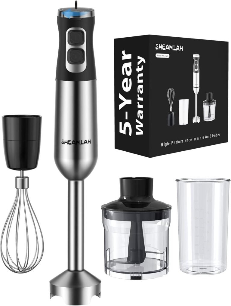 SHEANLAH Immersion Blender Review – Powerful & Versatile