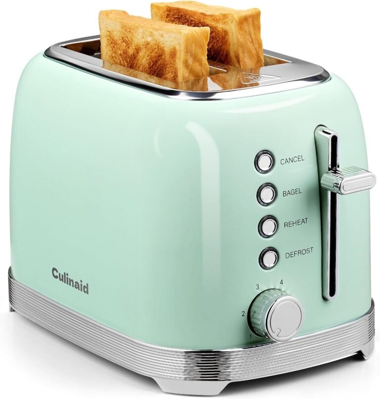 Culinaid Retro Toaster Review – Aqua Green | Best 2-Slice Toaster