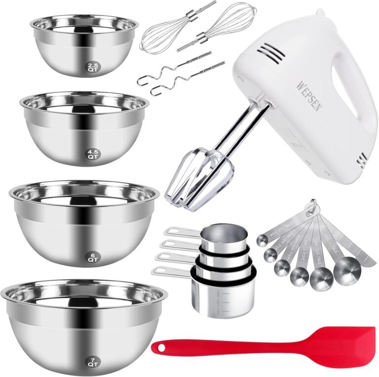WEPSEN Hand Mixer Set Review – Bake Better Today