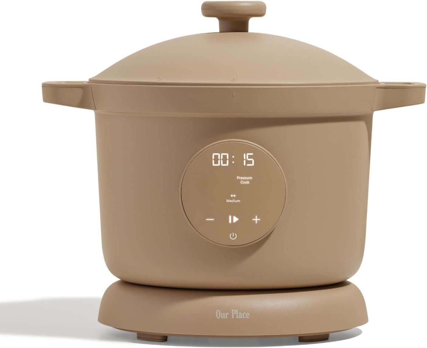 Our Place Dream Cooker | 6 Qt Ceramic Nonstick Multicooker & Pressure Cooker with Touchscreen Controls & Auto Steam Release | 4 Modes: Pressure Cook, Sauté/Sear, Slow Cook & Warm | Steam
