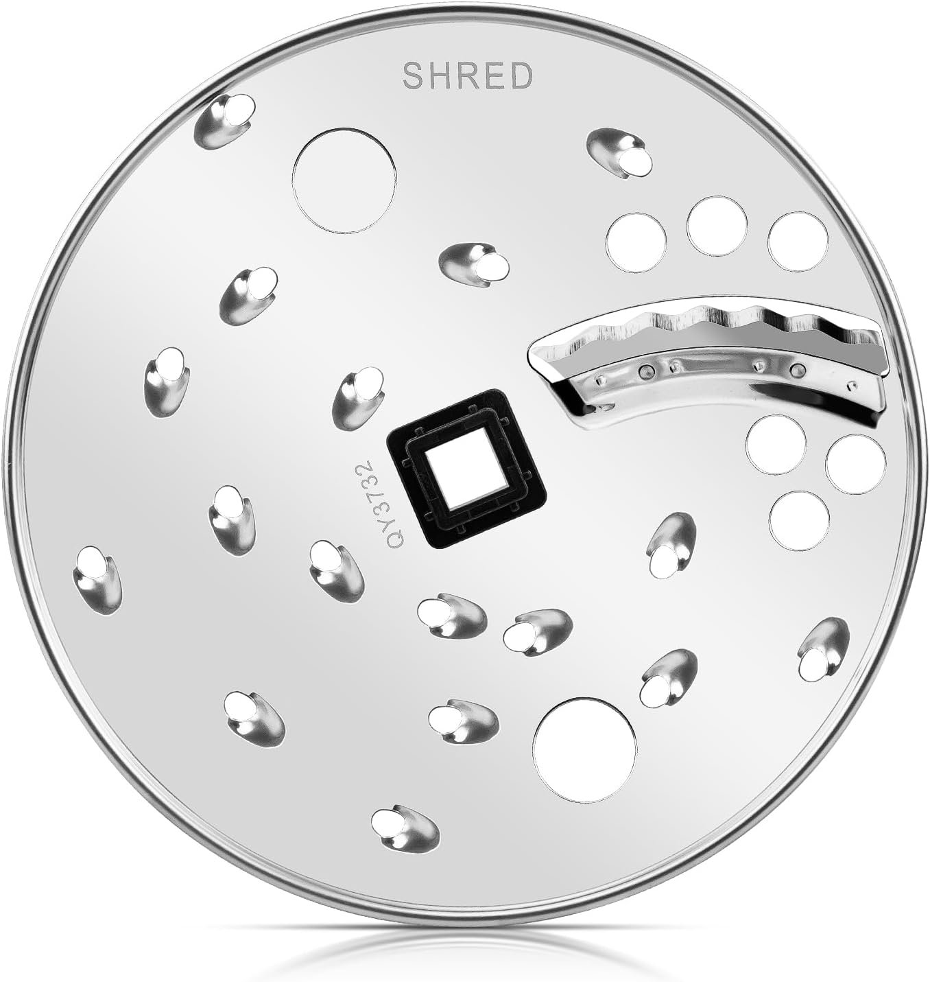Food Processor Slice Shred Disc Blade Replacement for Hamilton Beach 70730, 70740, 70670, 70760 - Stainless Steel Disc for Slicing and Shredding