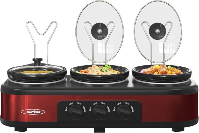 Sunvivi Triple Slow Cooker Review