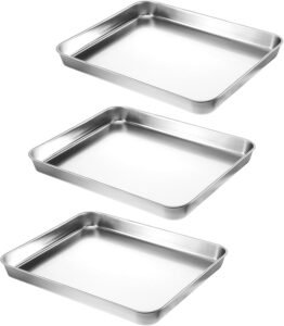 Stainless Steel Baking Sheets – BOHUIZ 3 Pack